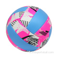Pallona di pallavolo colorata in pelle per la promozione